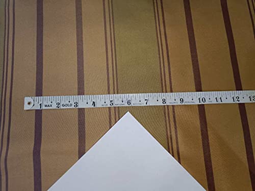 Tissu taffetas de soie vert olive, saumon et bronze, largeur de 137,2 cm