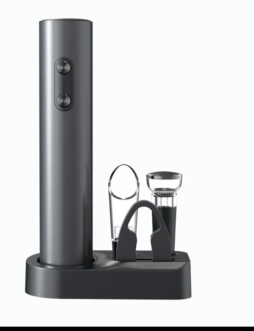 Cordless Electric Wine Bottle Opener with Foil Cutter and accessories, automatic Wine Opener for Home Kitchen, Party, Bar, Restaurant, and gift for Wine Lovers