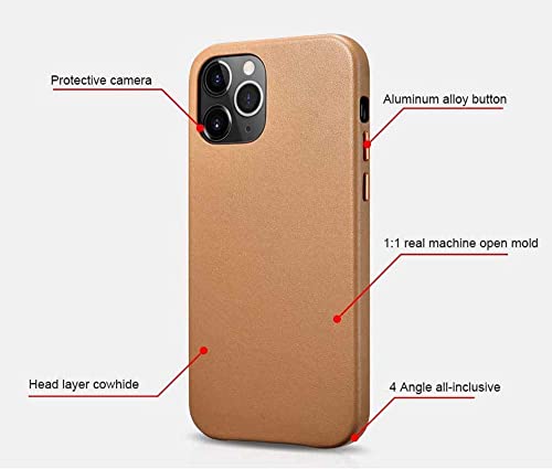 Coque cuir véritable iPhone 12 Mini antichoc pour le quotidien - 2