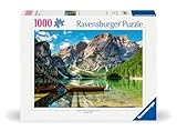 Ravensburger - Puzzle Adulte - Puzzle 1000 pièces - Lac de Braies dans Les Dolomites, Italie - Adultes et Enfants à partir de 14 Ans - Puzzle de qualité supérieure - Pays & Paysages - 12000363