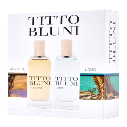 TITTO BLUNI - Assoluto y Uomo 75 ml, Estuche de Regalo Hombre,...