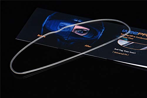 Universal Helmet Shield Anti Fog Film,Clear Visor Lens Insert Fog Resistant 3.7" X 10.7" #TOP3