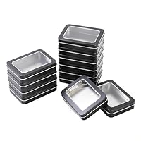 8 Stück Silberne Metall-Dosen Mit Deckel – Rechteckig, 93x83x25 Mm, Perfekt Für Süßigkeiten, Schmuck & Geschenke