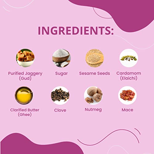 Image of HERBS INDiA Gajak Roll - No Added Preservatives and Colours Homemade Crispy Gazak Roll 400g | Gajjak | Sesame Chikki | Tilkut Sweets | Ghachak | Gazzak | Kutema | Healthy Snack Gift Boxes