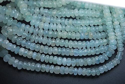 Aigue-marine naturelle pour créer vos colliers de mariage et bijoux d'été élégants