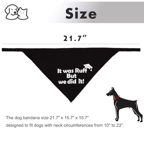 Disfraz de Graduación para Perros con Bandana y Gorra miniatura 6