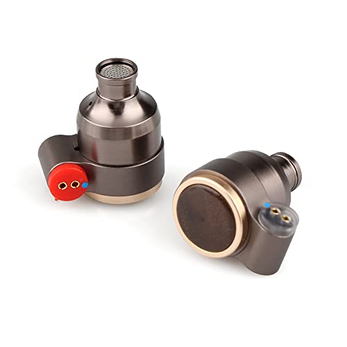 Image of Linsoul TINHIFI T4 Plus 10mm Magnetic CNT Driver in-Ear Monitor with N54 Circuit, CCAW Voice Coil, Metal Case, Wood Faceplate, Detachable Silver-Copper Cable for Audiophile Musician