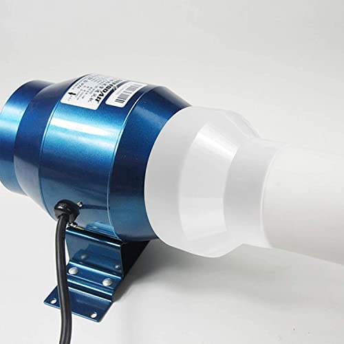 EVERMARKET Duct Reducer 6 to 4 inch Duct Adapter HAVC Pipe Connector for Inline Ventilation System (150mm to 100mm), White - Image 4