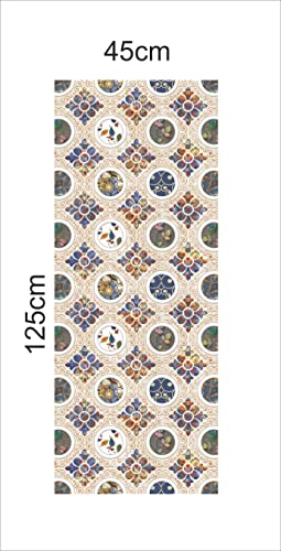Image of CABANA HOMES Wall Stickers Botanical DIY Wallpaper for Decals (45 x 125 cm, 1 Roll) (6 sq. ft) Decorative Self Adhesive Home Decor Furniture Table Top Kitchen Tiles Ceiling, Beige