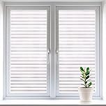 Window Film Blinds – All-Day Privacy Window Stickers for Glass Privacy,Ideal for Bathroom, Bedroom, Office & Meditation Spaces,Soft Diffused Light, Japanese Calendered PVC (60×200cm)