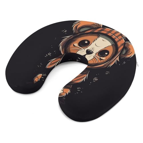 Almohada cuello U espuma viscoelástica 30 x 25 cm miniatura 6