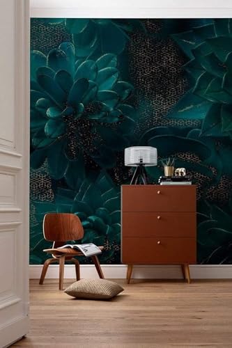 Komar Vlies Fototapete OMBRES | Tapete, XXL, Dekoration, Jugendstil, Schlafzimmer, Wohnzimmer, Büro, Flur | Größe 400 x 280 cm (Breite x Höhe) | HX8-052