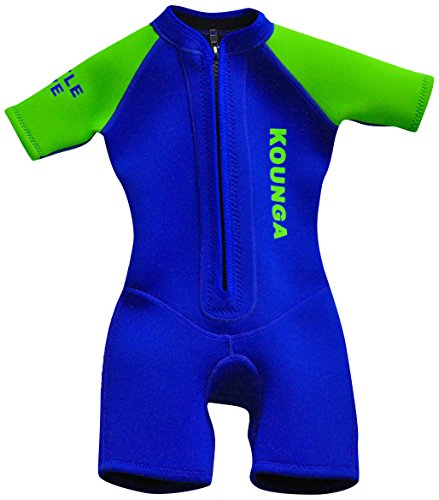 Kounga - WS100057 - Combinaison de Plongée - Enfant - Bleu (vert) - Taille: 10 Cover