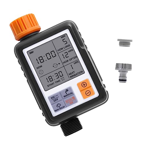 CIYODO Smart Water Timer Controller Garden Watering Sprinkler Automatic Flower Bed Watering System 8-10kg Pressure Endurance 3/4 Thread Ip65