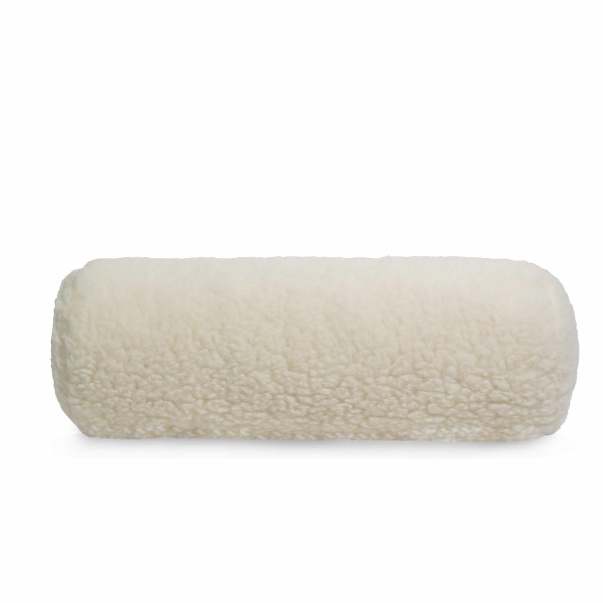 Wełniana poduszka pod szyję Terschellinger – owcza skóra 50 x 18 cm – supermiękka – wypełniona czystą wełną strzyżoną