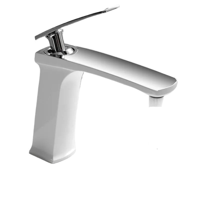 Robinet d'eau froide et chaude en laiton GLY-62 court pour lavabo gris