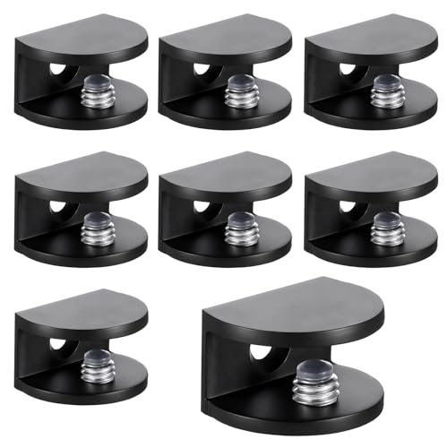 8 Pcs Aluminum Alloy Glass Bracket