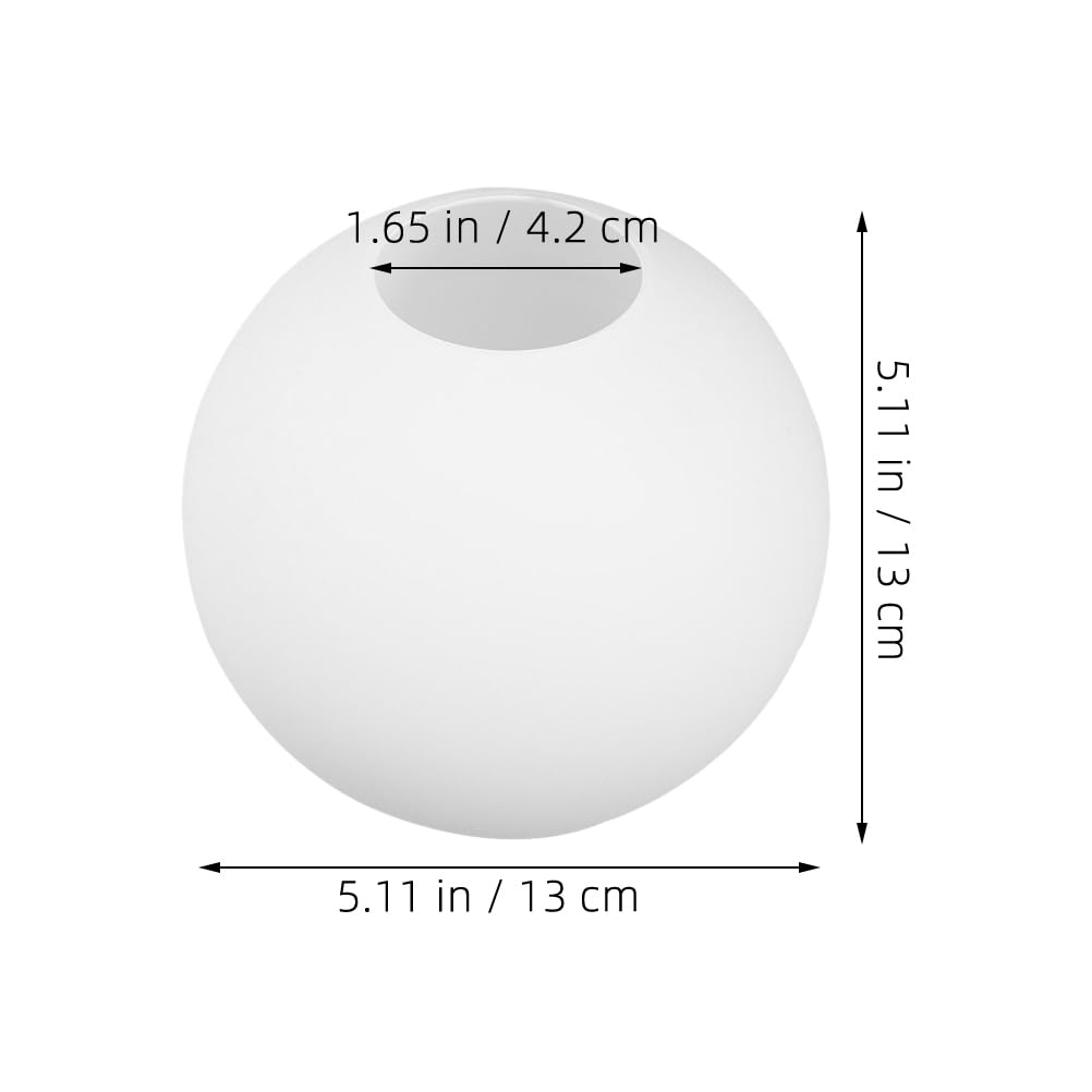 BESPORTBLE Glass Lampshades for Table Lamps Globe Lamp Modern Detachable Lampshade for and Floor Elegant Round Design Light Fixture Cover Easy Installation Home Office - Image 2