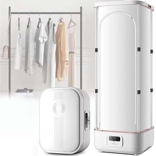 ZGYOZMNG Planchadora automática, Secadora, Secadora a Vapor, portátil, para el hogar, Planchado de Ropa, Plegable, Antiarrugas (B)