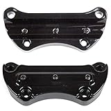 Hill Country Customs Gloss Black Gorilla Grabber Handlebar Riser Top Clamp for most 1990 and newer Harley Dyna Softail and Sportster models - HC-GG-OE-GB