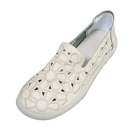 Chaussures décontractées respirantes plates et bottines noires pour femmes