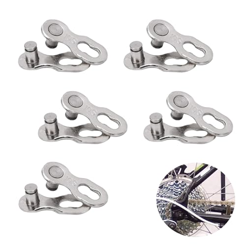 5 Paar Kettenschloss 10fach Bike Chain Kettenglied Fahrradkettenglied Fahrrad Missing Link Für 10 Geschwindigkeitskette Fahrrad Ersatzteile (10 Speed)