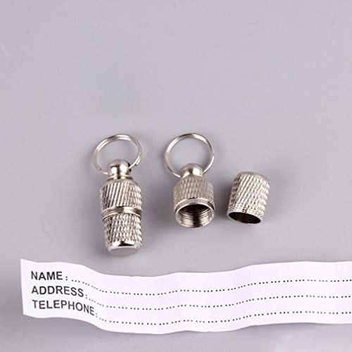 Trixie 2275 Adressanhänger, chrom, 1 Stück (1er Pack)