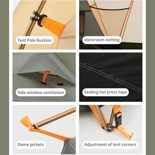 Carpa camping para 8 personas Naturehike KOTA doble capa impermeable miniatura 7