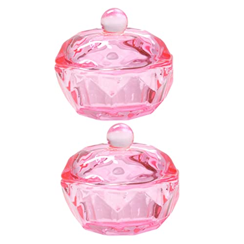 NOLITOY 8 piezas cuencos de vidrio para acrílico miniatura 4