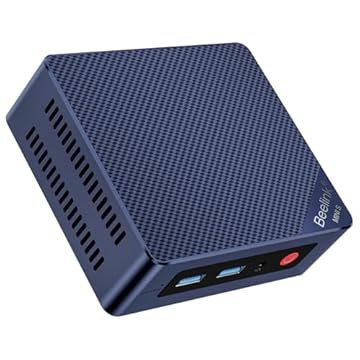 Beelink Processador N5105 (até 2,9 GHz), Mini PC U59 Pro, Windows 11 Mini computador desktop, 16 GB DDR4 + 500 GB SSD, suporta 4K Dual HDMI/Type-C, Dual WiFi, BT4.0 computadores pequenos