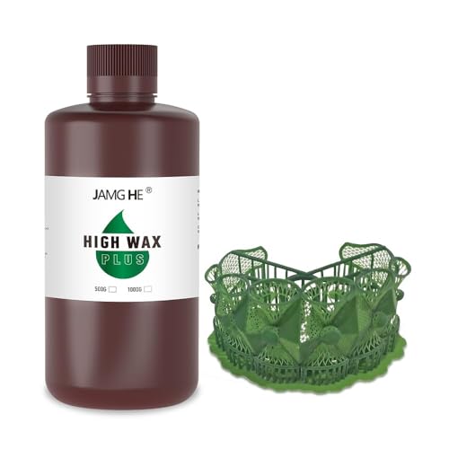 JAMG HE Jewelry Castable Resin 3D Printer Resin with High Wax Plus...