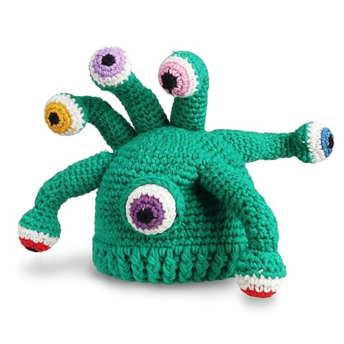 CoolChange Witzige Monster Strikmütze für Erwachsene | Verrückte...