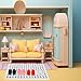 KESYOO 17cm Doll House Shoes 8 Pairs Mini Flat Shoes for Dollhouse Adornments Toy Home Decor