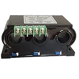 Loulensy 3-Phase AC Current Sensor Transducer Transformer Transmitter with 3 Element 0-150A AC Output 4-20mA...