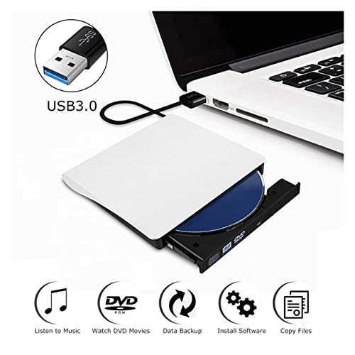 DVD Player Portable USB 3.0 DVD-ROM External Slim CD ROM miniatura 3