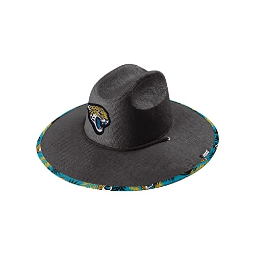 Image of FOCO Jacksonville Jaguars NFL Team Color Straw Hat