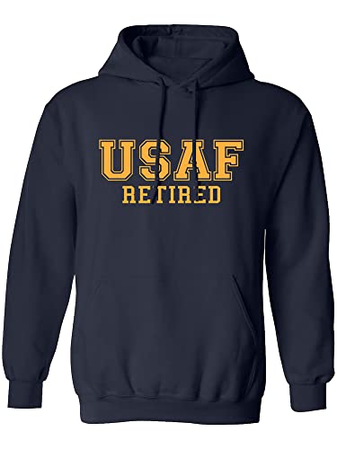 zerogravitee USAF Retired GOLD logo Hooded Sweatshirt