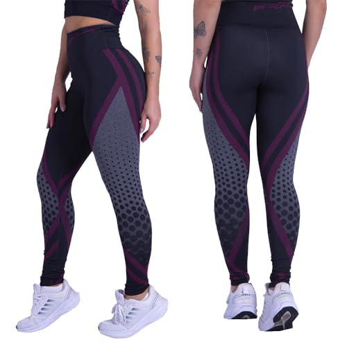 Legging Feminina de Cintura Alta para Academia e Fitness, Sublimada (BR, Alfa, GG, Regular, Regular, Spider)