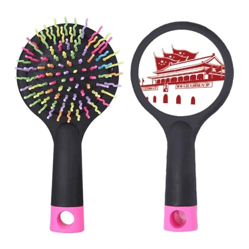 Brosse à cheveux démêlante de Salon design Emblème Tiananmen et coussin souple