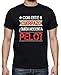 latostadora Camiseta Manga Corta Regalos para Calvos para Hombre - Negro L - Ref. 7071365-P