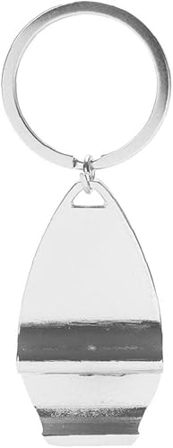 Miniatura 6 de Mini llavero plateado abrebotellas llavero abrebotellas metal llavero tapón cerveza sacacorchos