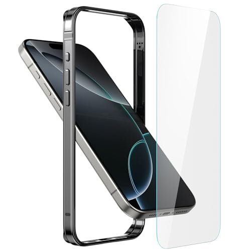 Coque antichoc pour iPhone 16 Pro Max avec protection écran en verre HD