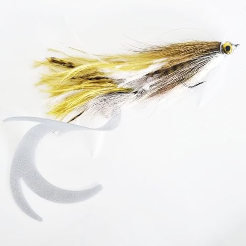 Cannibal Jack Pike Fishing Fly with Rattle, Stinger Twist Tail, Weedguard – 220mm | FISHIN ADDICT