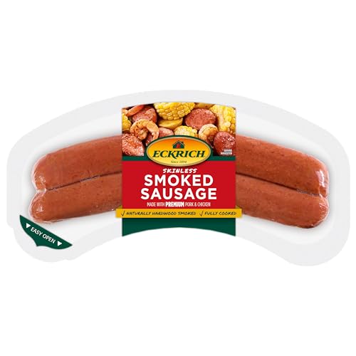 Eckrich Skinless Smoked Sausage, 14...