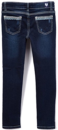 Image of ToBeInStyle Girl's Denim Easy Styling Classic Timeless Everyday Jeans Zip-Up Closure