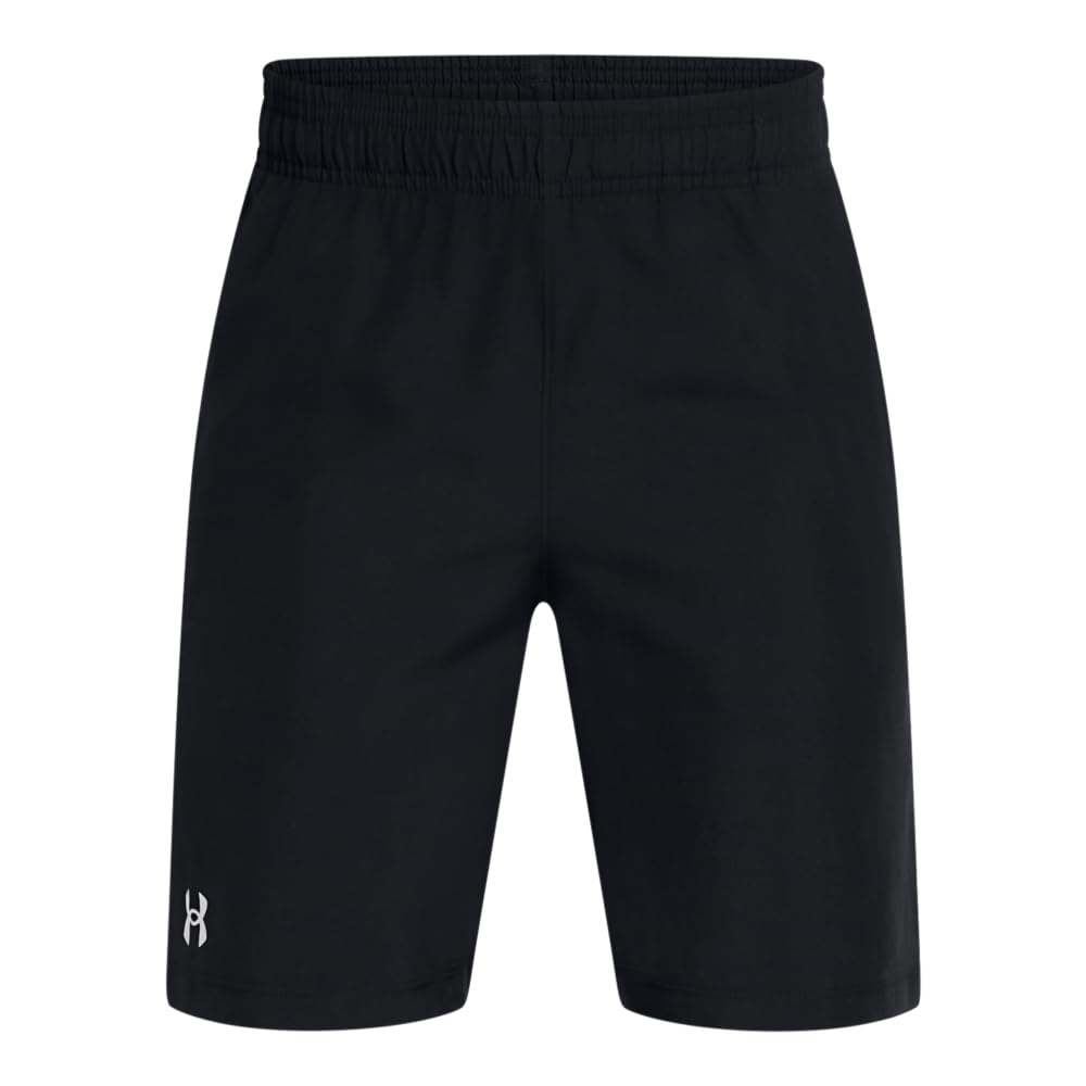 Under Armour UA Tech Woven Short - Shorts - Bottoms - Black/White - Size: YXL
