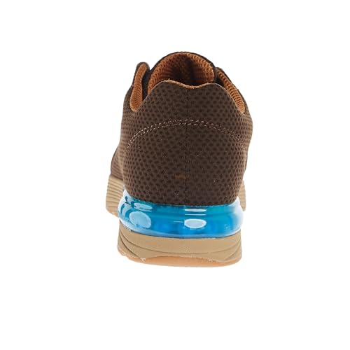 Mocassin de style conduite pour homme en cuir marron torréfié pointure 45