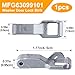 Mxxipp MFG63099101 Washing Machine Door Lock Strike, Washing Machine Door Lock Parts, Door Latch Hook Locker Replacement for LG Kenmore Front Load Washer- Silver