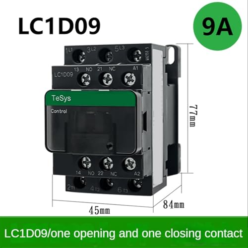 Contacteur CA triphasé lc1d32 pour rail DIN avec bobine multiphase 24V à 380V