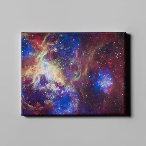 Lienzo del Telescopio Hubble de la nebulosa de la tarántula mediano Spiffing Prints